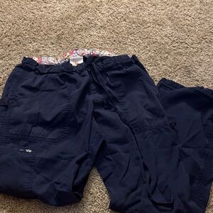 navy scrub pants, like new!